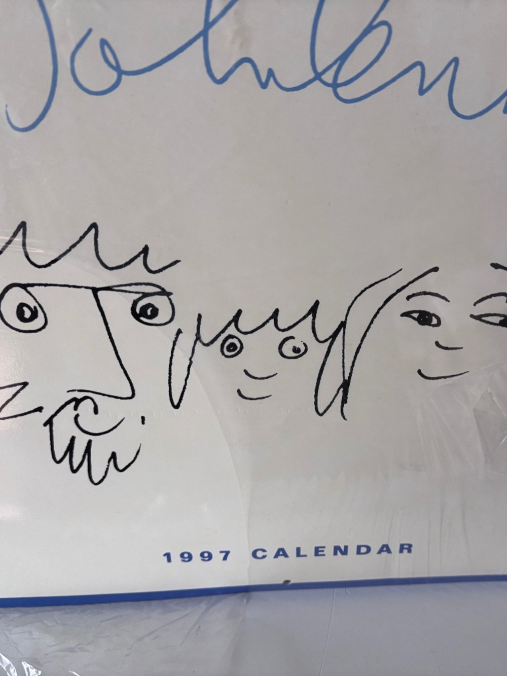 Never opened Vintage 1997 John Lennon artwork wall calendar - Picture 4 of 4